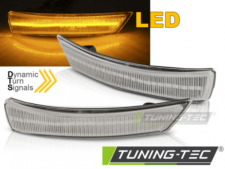 Upgrade LED Seitenblinker für Ford Focus MK2/MK3 3/5 Türer 08-17 / Mondeo MK4 Lim./Touring 10-14 Weiß dynamisch